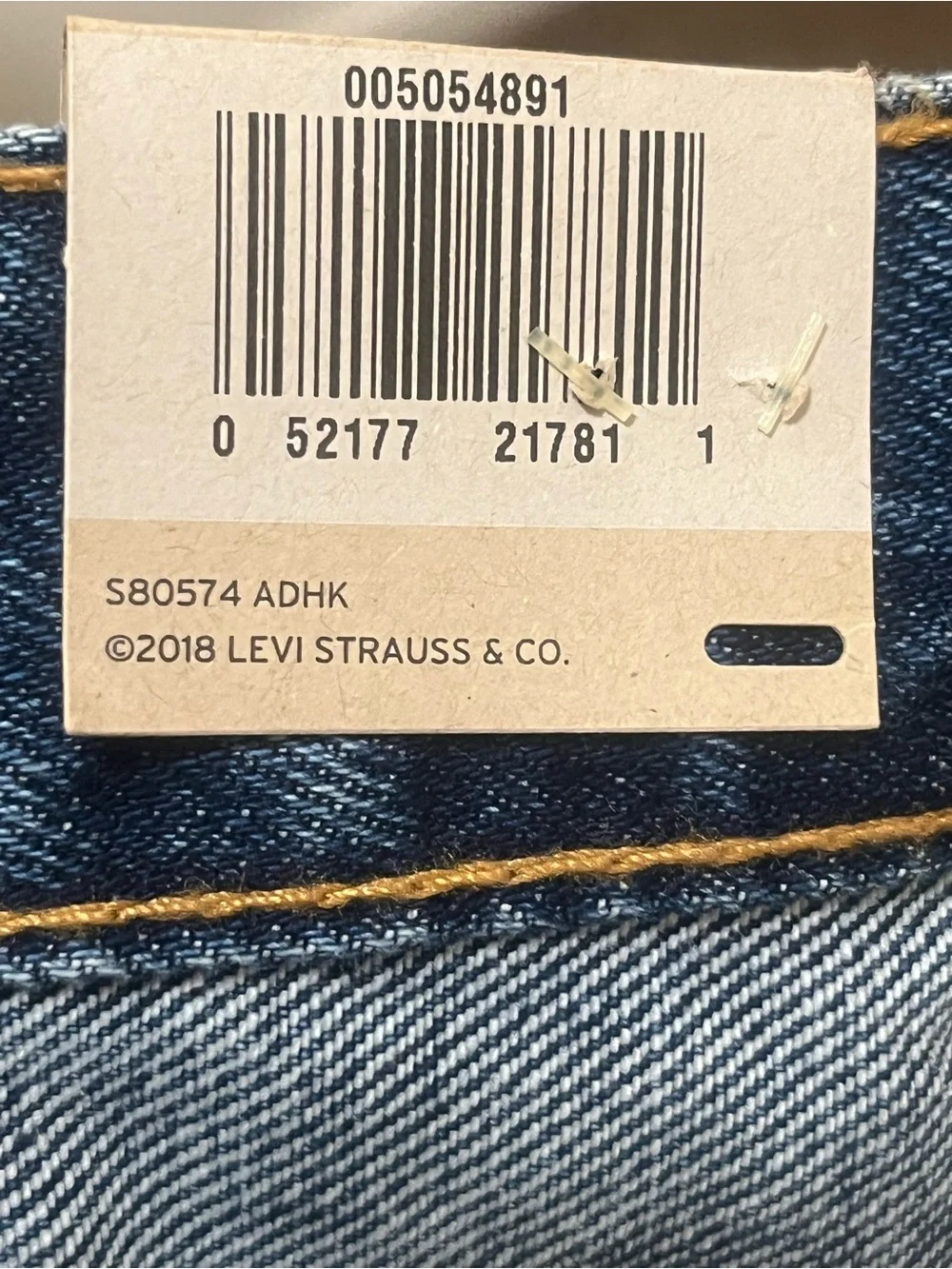 Levi’s 505 Regular Men’s Jeans 38x30 Straight Leg Medium Wash NWT